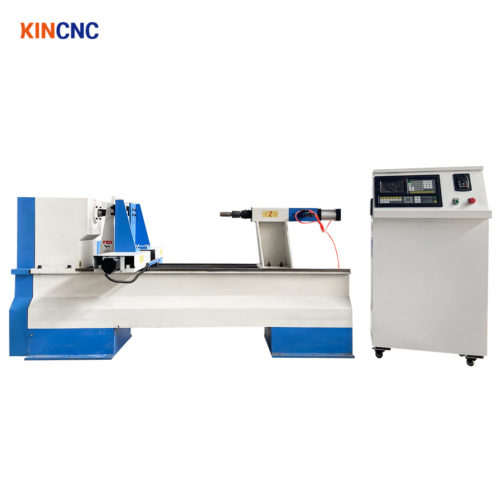 Single Rotary Axis CNC Wood Lathe Machine   KIN-1000S